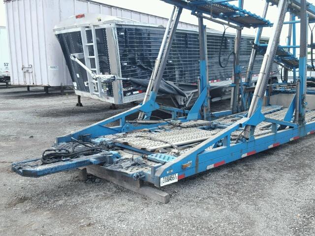 5E0AH14487G101501 - 2007 CAR TRAILER BLUE photo 10