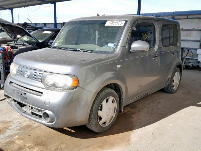 JN8AZ2KR5AT163832 - 2010 NISSAN CUBE BASE GRAY photo 2