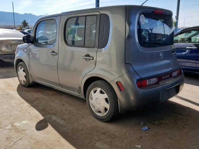 JN8AZ2KR5AT163832 - 2010 NISSAN CUBE BASE GRAY photo 3