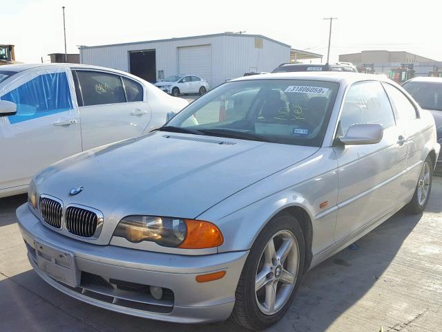 WBABN33451JW58223 - 2001 BMW 325 CI SILVER photo 2