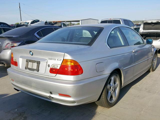 WBABN33451JW58223 - 2001 BMW 325 CI SILVER photo 4