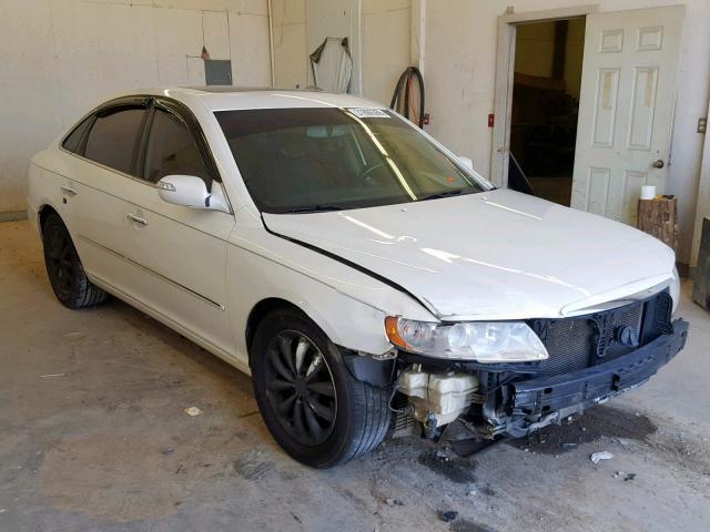 KMHFC46F38A333234 - 2008 HYUNDAI AZERA SE WHITE photo 1