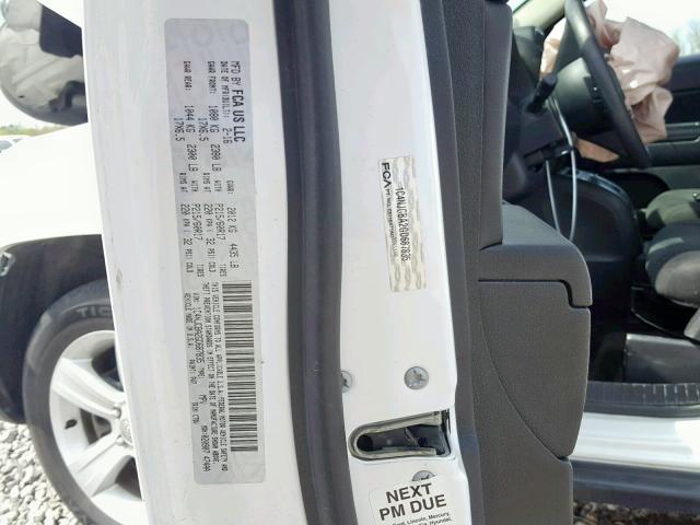 1C4NJCBA2GD687835 - 2016 JEEP COMPASS SP 白色 照片 10