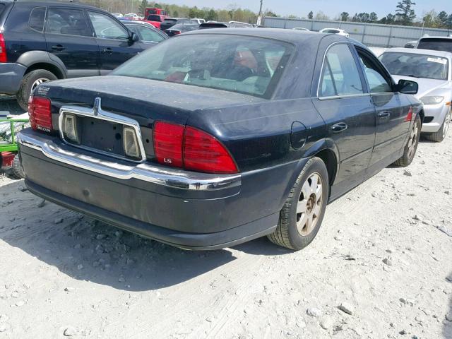 1LNHM86SX2Y674624 - 2002 LINCOLN LS BLACK photo 4