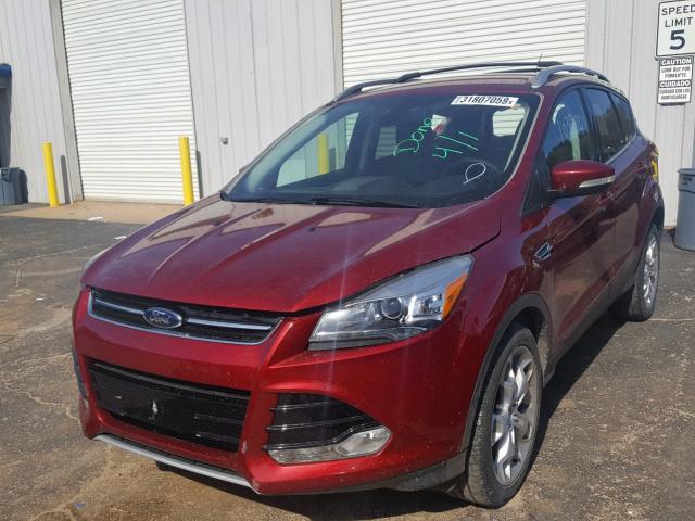 1FMCU0J9XEUB68822 - 2014 FORD ESCAPE TIT RED photo 2