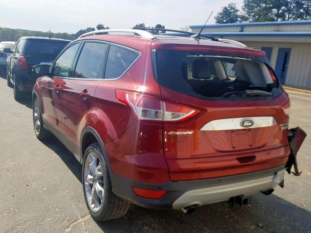 1FMCU0J9XEUB68822 - 2014 FORD ESCAPE TIT RED photo 3