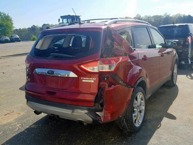 1FMCU0J9XEUB68822 - 2014 FORD ESCAPE TIT RED photo 4