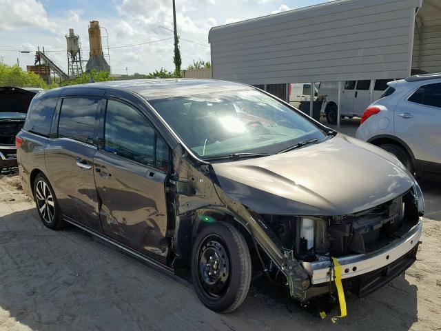 5FNRL6H92KB013129 - 2019 HONDA ODYSSEY EL BROWN photo 1