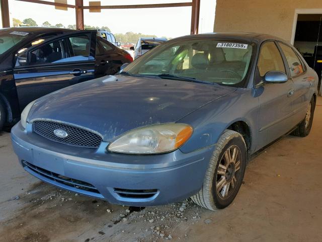 1FAFP56UX7A102977 - 2007 FORD TAURUS SEL BLUE photo 2