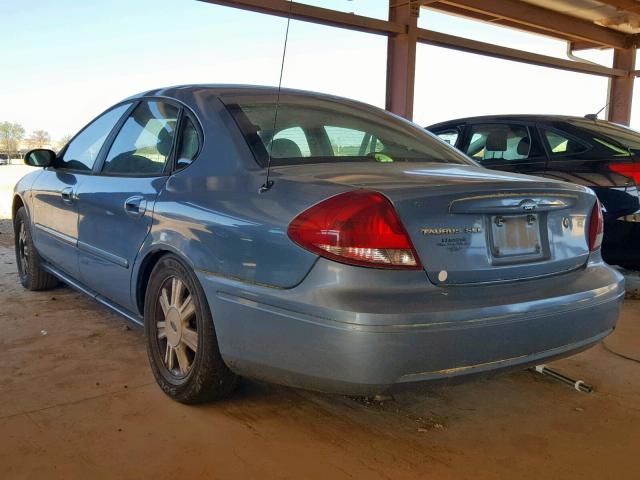 1FAFP56UX7A102977 - 2007 FORD TAURUS SEL BLUE photo 3