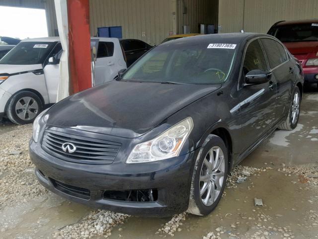 JN1CV6AR8CM672600 - 2012 INFINITI G37 BLACK photo 2