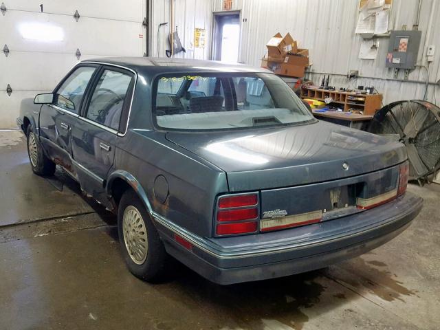 1G3AG55N6P6424601 - 1993 OLDSMOBILE CUTLASS CI BLUE photo 3