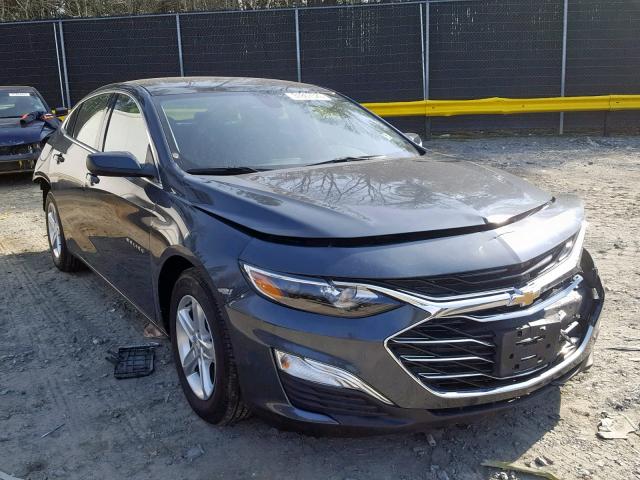 1G1ZC5ST8KF124397 - 2019 CHEVROLET MALIBU LS 灰色 照片 1