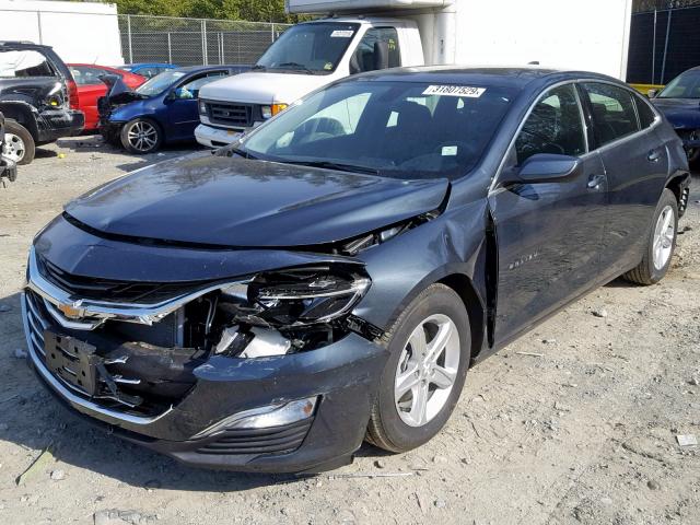 1G1ZC5ST8KF124397 - 2019 CHEVROLET MALIBU LS 灰色 照片 2