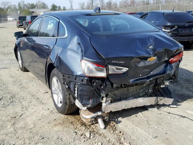 1G1ZC5ST8KF124397 - 2019 CHEVROLET MALIBU LS 灰色 照片 3