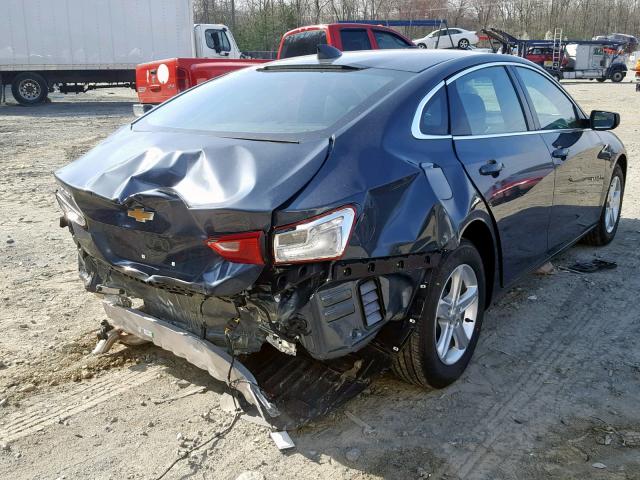 1G1ZC5ST8KF124397 - 2019 CHEVROLET MALIBU LS 灰色 照片 4