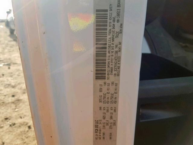 3C6TRVNG1HE511586 - 2017 RAM PROMASTER 白色 照片 10