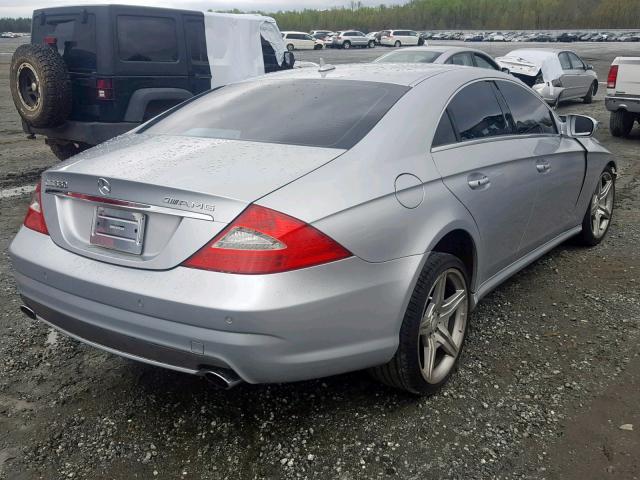 WDDDJ7CB0BA170978 - 2011 MERCEDES-BENZ CLS 550 GRAY photo 4