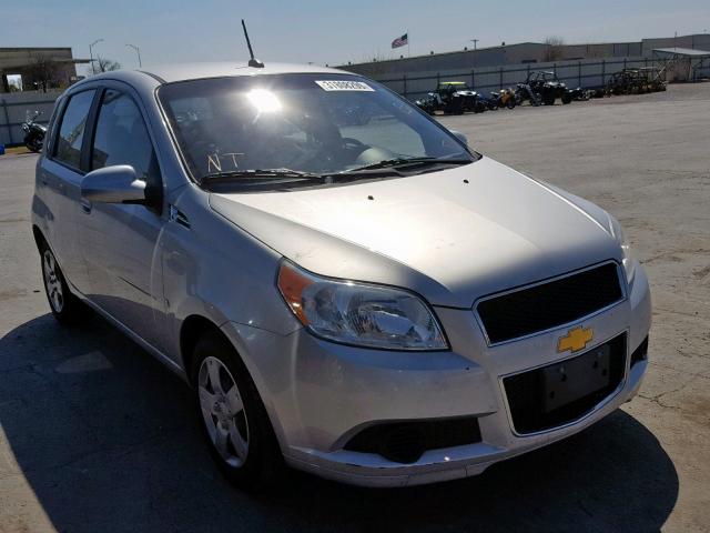 KL1TD66E69B612901 - 2009 CHEVROLET AVEO LS SILVER photo 1