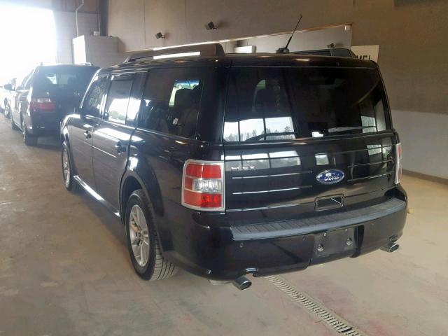 2FMGK5B88EBD02288 - 2014 FORD FLEX SE BLACK photo 3