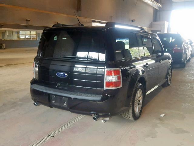 2FMGK5B88EBD02288 - 2014 FORD FLEX SE BLACK photo 4