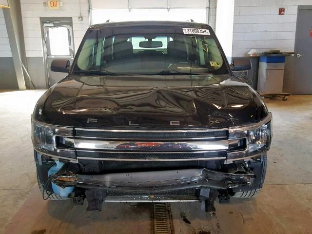 2FMGK5B88EBD02288 - 2014 FORD FLEX SE BLACK photo 9