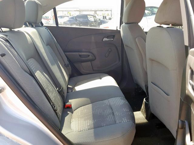 1G1JA5SH5E4228750 - 2014 CHEVROLET SONIC LS SILVER photo 6