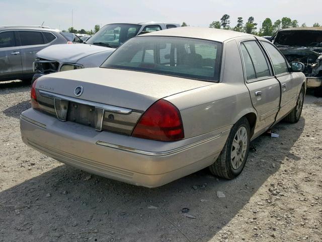 2MEFM74V36X606592 - 2006 MERCURY GRAND MARQ BEIGE photo 4