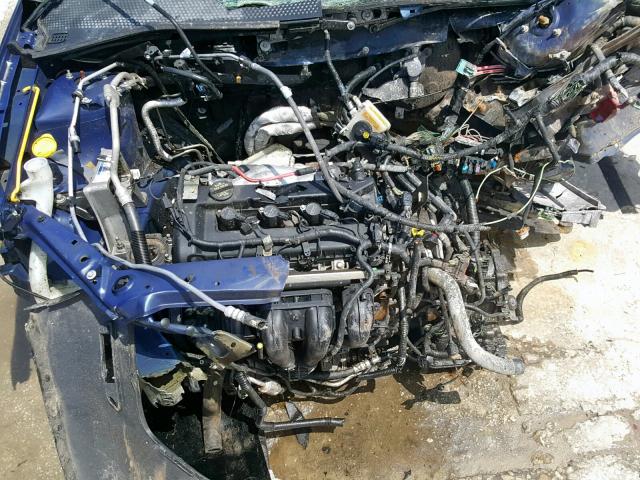 1FAHP33N09W147989 - 2009 FORD FOCUS SES BLUE photo 7