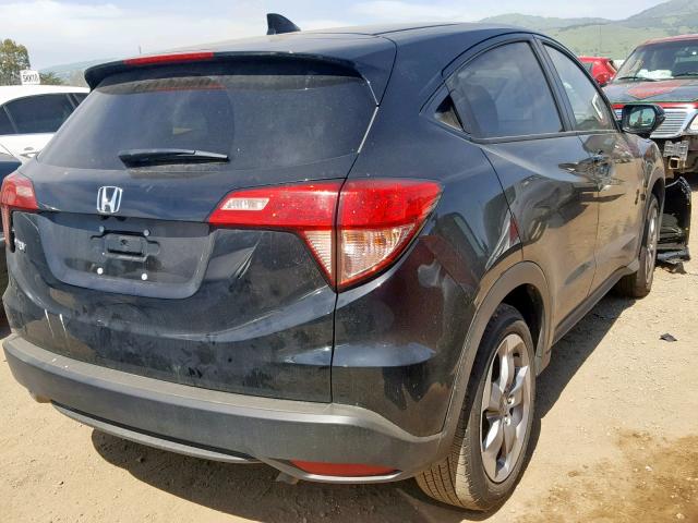 3CZRU5H54HG704082 - 2017 HONDA HR-V EX BLACK photo 4