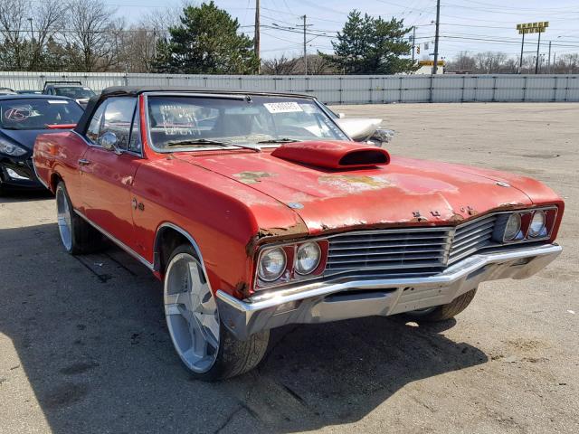 444677H194268 - 1967 BUICK GS 400 RED photo 1