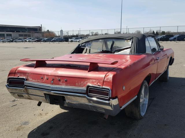 444677H194268 - 1967 BUICK GS 400 RED photo 4