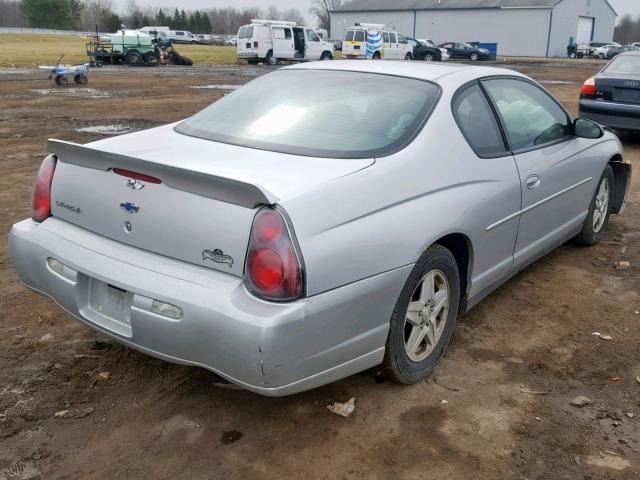 2G1WW12E449261532 - 2004 CHEVROLET MONTE CARL 银色 照片 4