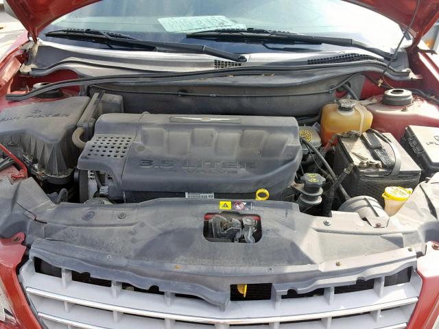 2A4GM68416R693909 - 2006 CHRYSLER PACIFICA T MAROON photo 7