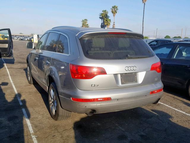 WA1BY74L68D036174 - 2008 AUDI Q7 3.6 QUA GRAY photo 3