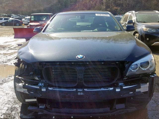 WBAYG6C5XFD383775 - 2015 BMW 740 LD BLACK photo 9