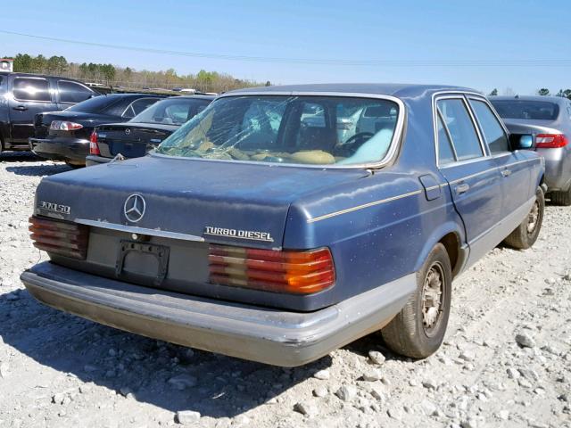 CB20A1EA048909 - 1984 MERCEDES-BENZ 300 SD BLUE photo 4