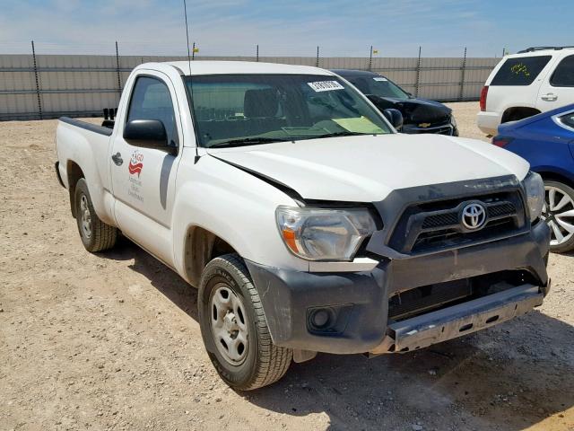 5TFNX4CN2EX039266 - 2014 TOYOTA TACOMA WHITE photo 1