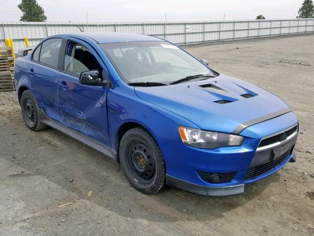 JA32U8FW2BU039027 - 2011 MITSUBISHI LANCER GTS BLUE photo 1