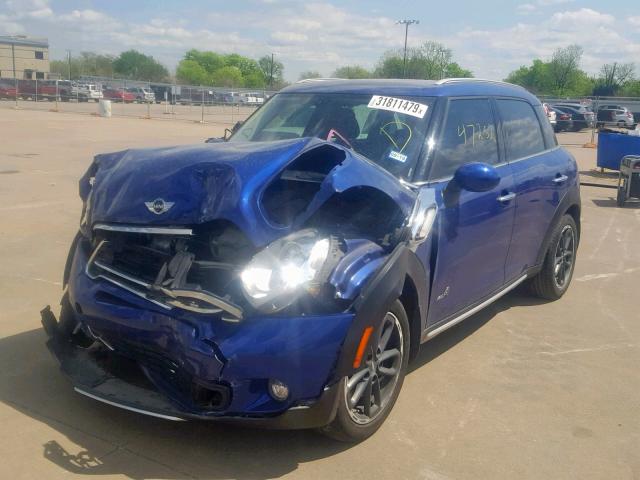 WMWZC5C52GWU00908 - 2016 MINI COOPER S C BLUE photo 9