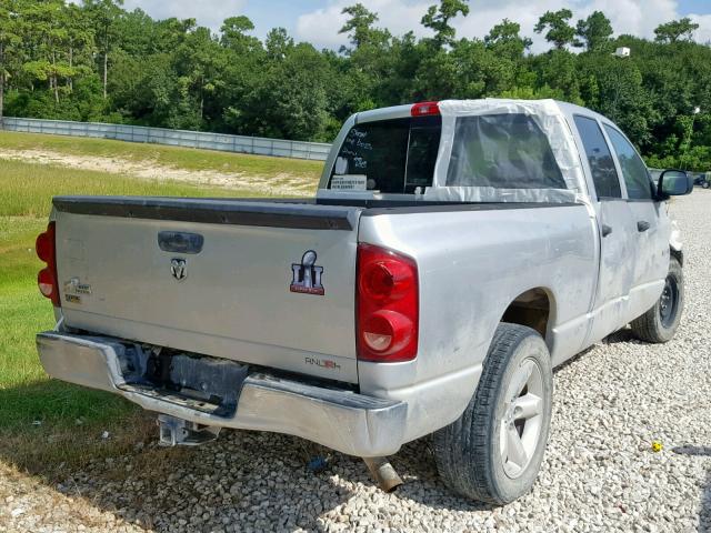 1D7HA18N18S615748 - 2008 DODGE RAM 1500 Q SILVER photo 4