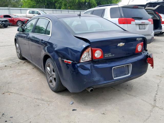 1G1ZC5EB3A4148135 - 2010 CHEVROLET MALIBU 1LT 蓝色 照片 3