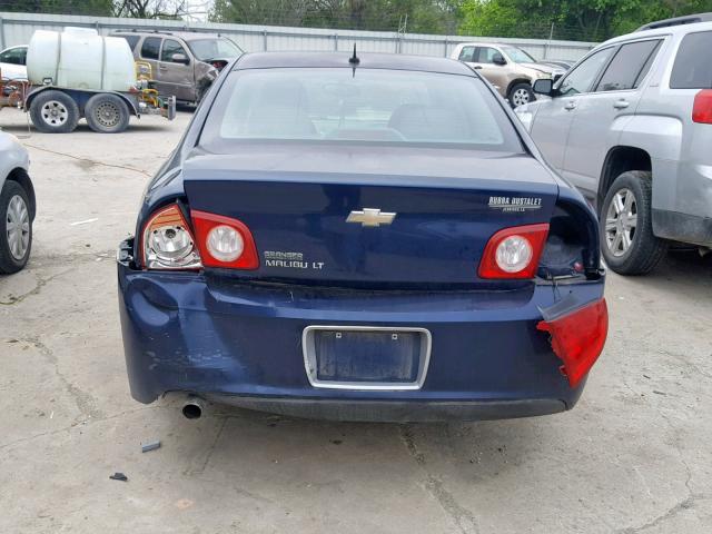 1G1ZC5EB3A4148135 - 2010 CHEVROLET MALIBU 1LT 蓝色 照片 9