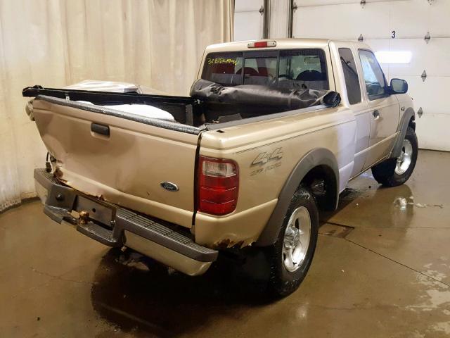 1FTZR15E31PA99591 - 2001 FORD RANGER SUP TAN photo 4