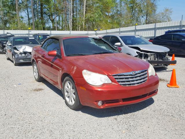 1C3LC55R38N643325 - 2008 CHRYSLER SEBRING TO RED photo 1