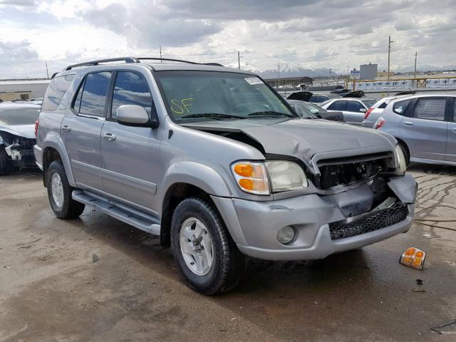 5TDBT48A81S049773 - 2001 TOYOTA SEQUOIA LI SILVER photo 1