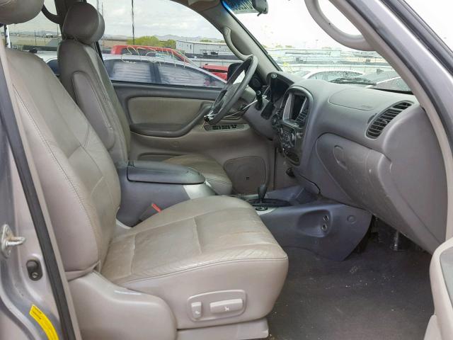 5TDBT48A81S049773 - 2001 TOYOTA SEQUOIA LI SILVER photo 5