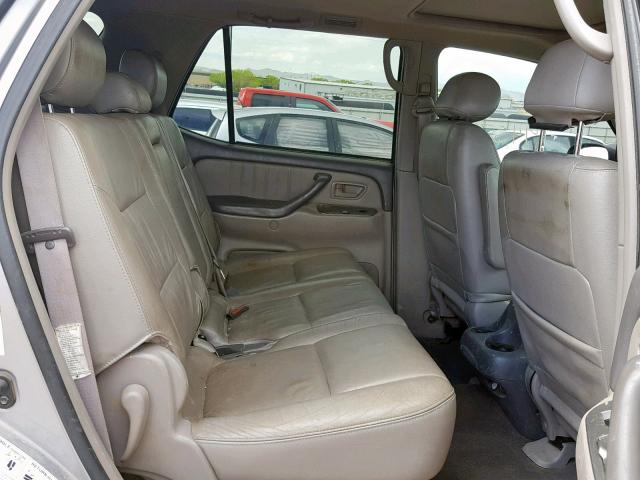 5TDBT48A81S049773 - 2001 TOYOTA SEQUOIA LI SILVER photo 6