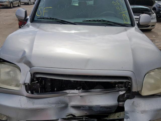 5TDBT48A81S049773 - 2001 TOYOTA SEQUOIA LI SILVER photo 7