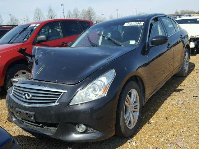 JN1CV6AR9CM682259 - 2012 INFINITI G37 BLACK photo 2